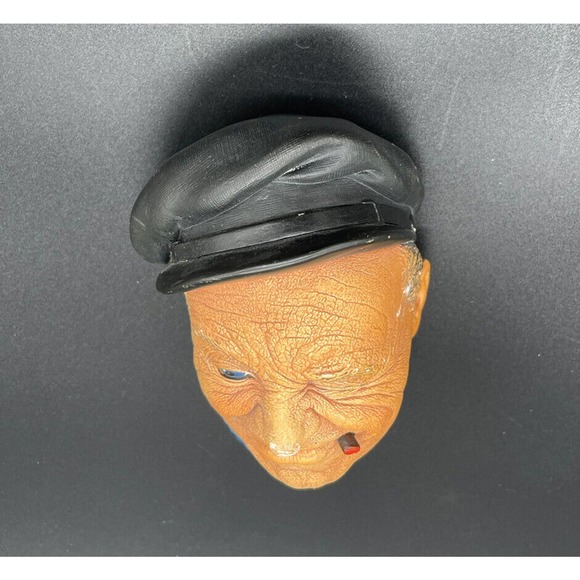 BOSSONS CHALKWARE HEAD: BOATMAN (1967) #45 CONGLETON, ENGLAND OLD SALT VINTAGE - Picture 6 of 9